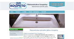 Desktop Screenshot of koupeto.cz