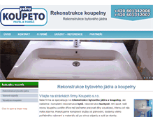 Tablet Screenshot of koupeto.cz